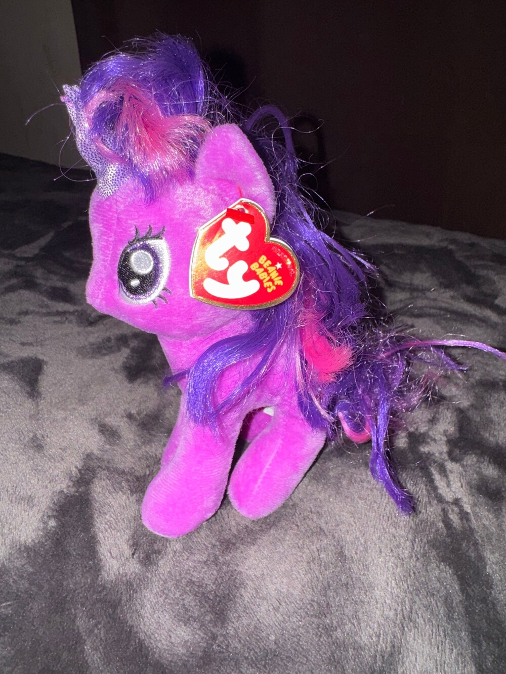 NWT 2013 Ty My Little Pony Twilight Sparkle Beanie Baby Plush Purple Collectible